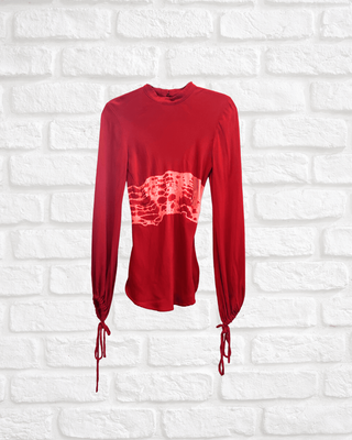 Wynn Hamlyn Bias Tie-Dye Top