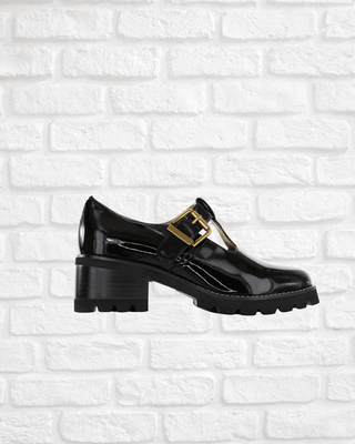Bresley Derry Black Patent Shoes