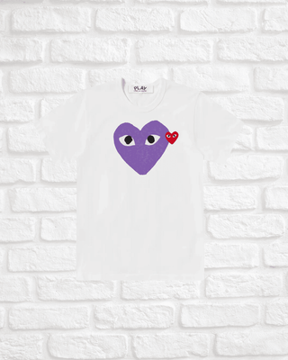 Comme des Gar&ccedil;ons Play Purple Heart Tee
