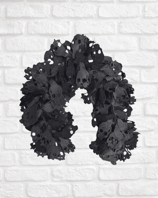 Undercover Arts and Crafts Laser Cut Skull Scarf