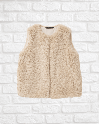 Helen Moore Faux Sheepskin Gilet