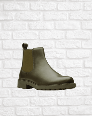 Clarks Dark Olive Chelsea Boots