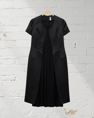 Comme des Gar&ccedil;ons Satin Flower Dress