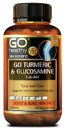 Go Healthy Turmeric + Glucosamine 60 Capsules