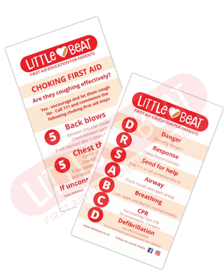 CPR and Choking First Aid Fridge Magnet set