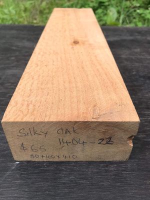 Silky Oak - Knife Blank  - 1404-22-1-KNP