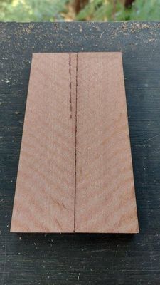 Southern Mahogany-Knife Scales-Knife Scale Premium Fiddle Mirror-EUBOT-1883-27-1