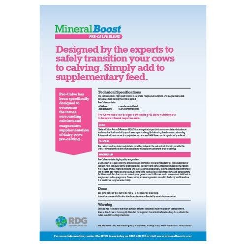 MineralBoost Pre-Calve Tech Sheet Thumbnail