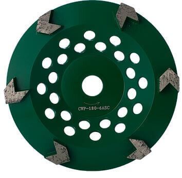 Arrow Head (Green) Cup Wheel