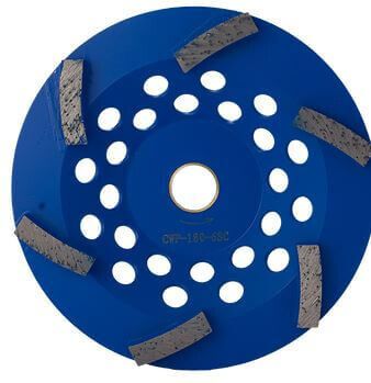 180mm Goliath (Blue) Cup Wheel - Coarse