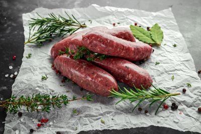 Merlot and Cracked Pepper Sausages Beef (GF)