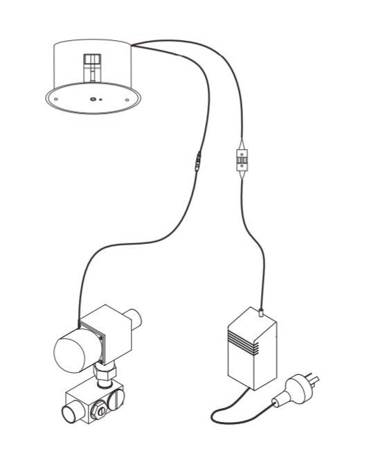 Ceiling Mounted Urinal Sensor, Sensor Urinal Flush Valves EnviroTech