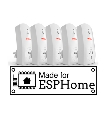 Value Pack - 5 x Rowi Smart Plugs for ESPHome