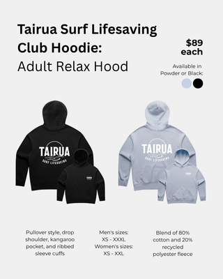 2025 Club Adult Hoodie in &#039;Black&#039; or &#039;Powder&#039;