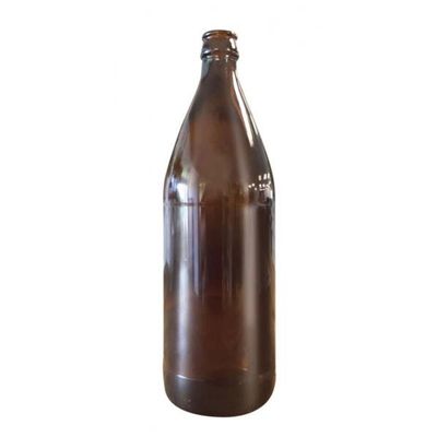 Beer Bottle - Amber 750ml Glass. 12pk
