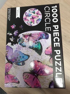 Puzzle Round Butterfly 1000 Pcs