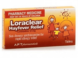 Loraclear Antihistamine 10mg 90 Tablets