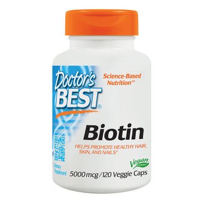 Doctors Best Biotin 5000mcg 120 Vegetable Capsules