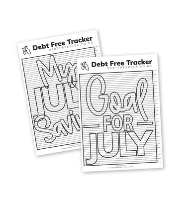 July Tracker Charts - 2 pack