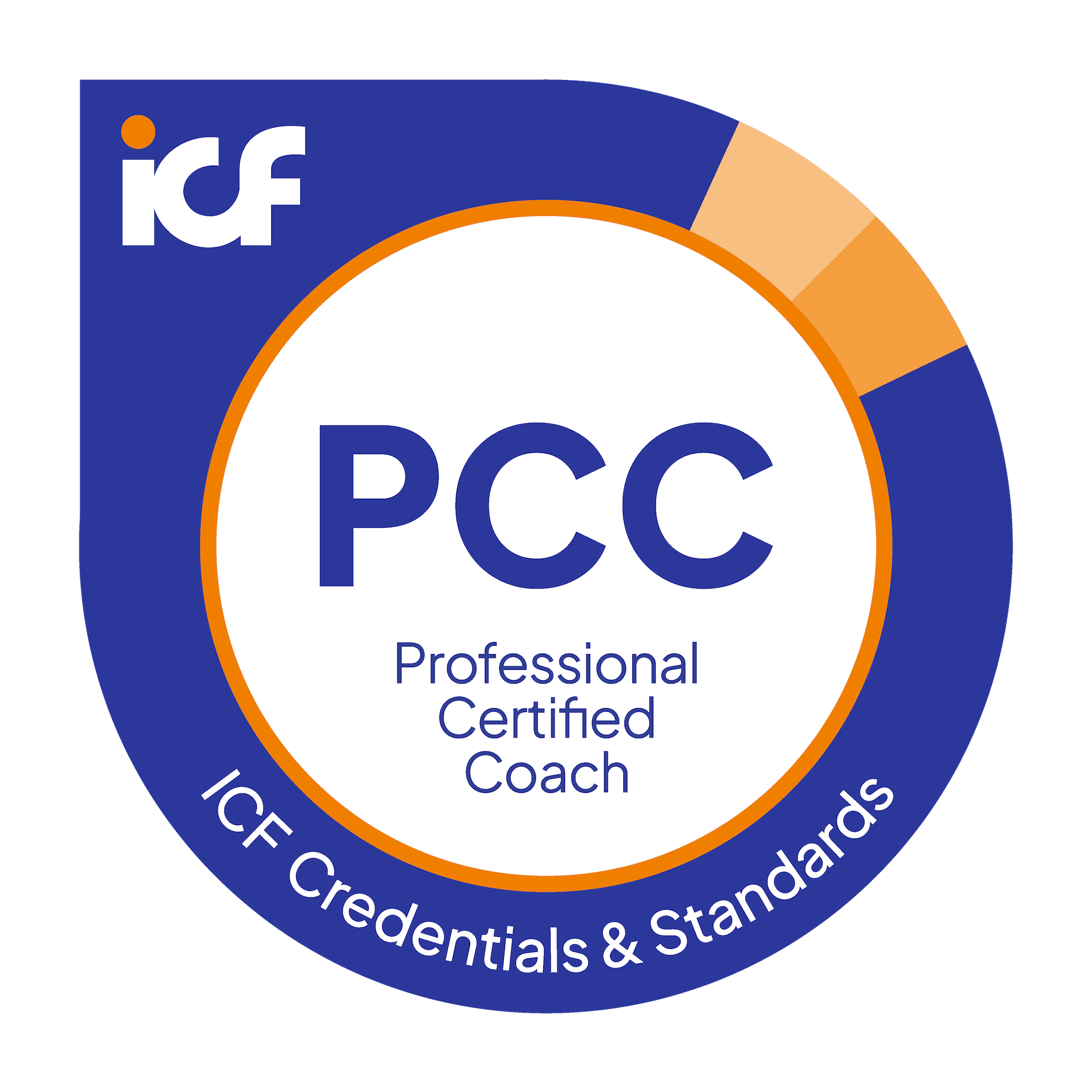 ICF Professional Certified Coach PCC credential badge
