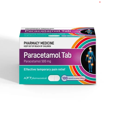 AFT Paracetamol 500mg 100 Tablets