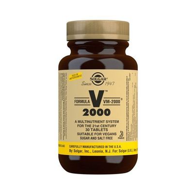 Solgar VM2000 Multinutrient 30 Tablets