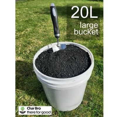 biochar for garden beds, 20L