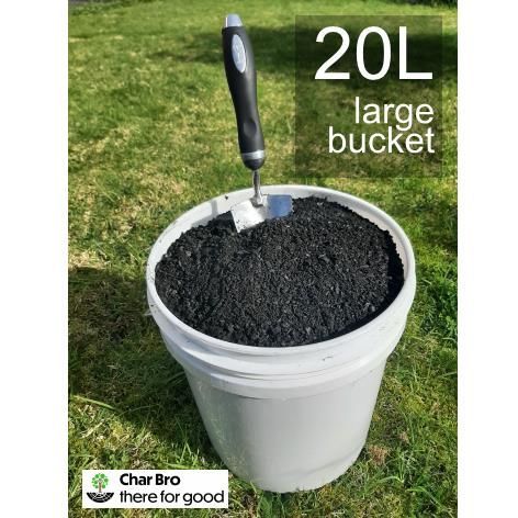 biochar for garden beds, 20L