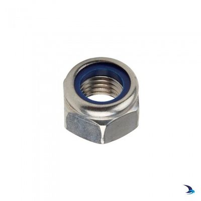 Nuts Hex Full Nyloc 304 Stainless
