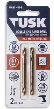 Panel Drill Bits M2 HSS - Double Ended Twin Pack