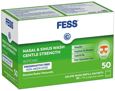 Fess Nasal &amp; Sinus Wash Refill 50 Sachets