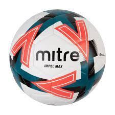 Mitre Impel Max Football - WHITE/TEAL/PINK