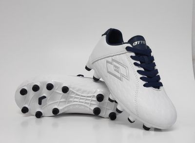 Lotto Kids Football Boots Cosmo FG - WHITE/NAVY