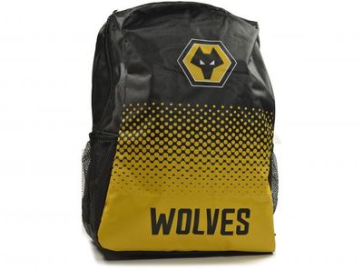 Wolves Fade Design Backpack - YELLOW/BLACK