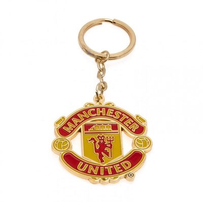Manchester United FC Keyring - RED/GOLD