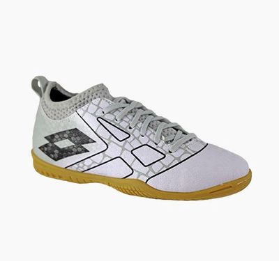 Lotto Junior Maestro 700 III Futsal Shoes - WHITE/BLACK