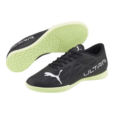 Ultra 4.4 Junior Futsal Shoes - BLACK/WHITE/GREEN