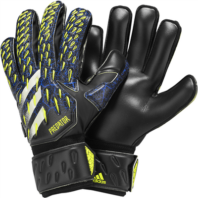 Predator Match Fingersave GK Gloves - BLACK/BLUE/WHITE