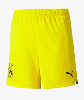 2018-2019 Borussia Dortmund Youth Home Shorts - YELLOW