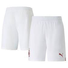 2018-2019 AC Milan Youth Home Shorts - WHITE