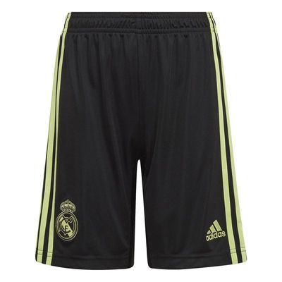 2022-2023 Real Madrid Youth Third Shorts - BLACK/LIME