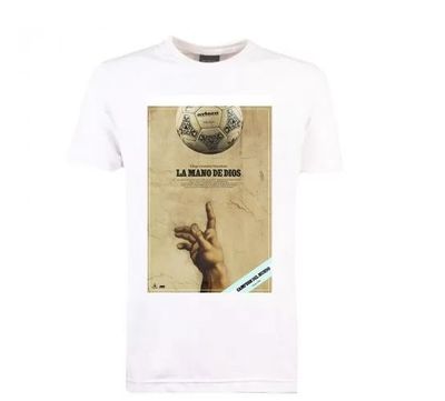 Pennarello: Le Mano De Dios 1986 Shirt - WHITE