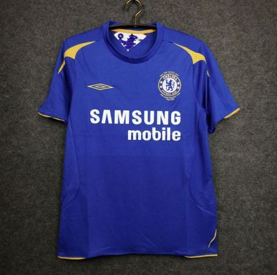 2005-2006 Chelsea Home Kit &#039;8 Lampard&#039; Printed On Back - BLUE/YELLOW