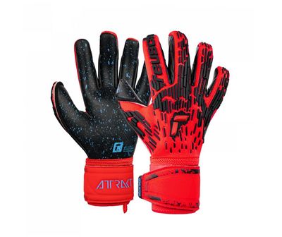 Attrakt Freegel Fusion Goaliator Gloves - RED/BLACK