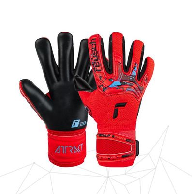 Reusch Attrakt Duo Gloves - BRIGHT RED/BLACK