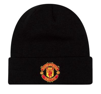 Manchester United New Era Cuff Hat - BLACK
