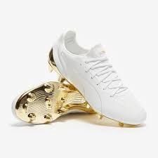 Puma King Platinum FG/AG Boots - WHITE