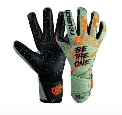 Pure Contact Fusion Gloves - GREEN/ORANGE/BLACK