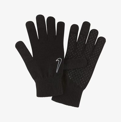 Knitted Tech And Grip Gloves 2.0 - BLACK