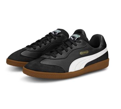King 21 Futsal Shoes - PUMA BLACK/PUMA WHITE/GUM